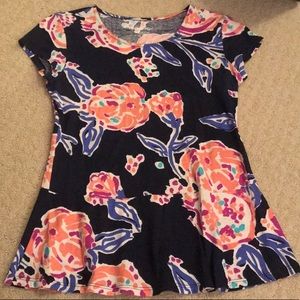 Small Lilly Pulitzer Peplum Top